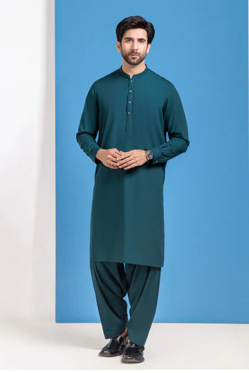 Green-Blended-Shalwar Suit
