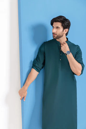 Green-Blended-Shalwar Suit