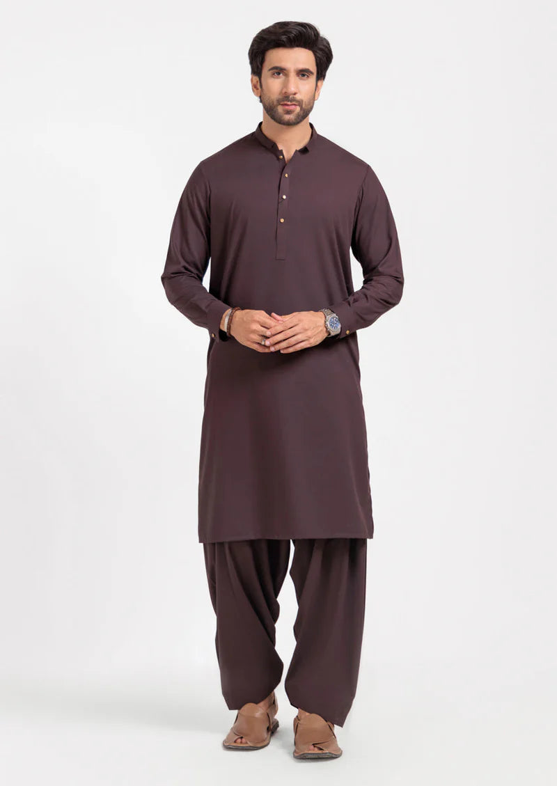 D-Brown-Kurta Shalwar