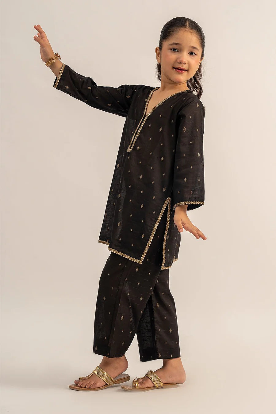 Prime Point Girls Pret G2P-0240 — Jacquard Kids Suit