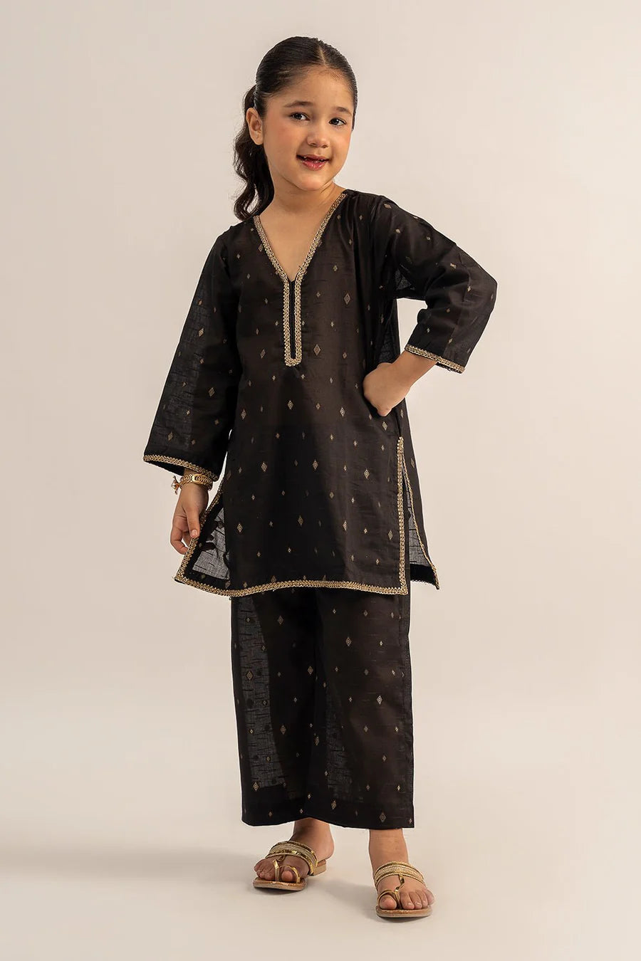 Prime Point Girls Pret G2P-0240 — Jacquard Kids Suit