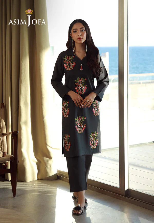 Asim Jofa - AJPB-173 2 Piece Embroidered Cambric