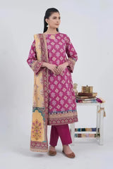 Khas – Stitched Linen 3-Piece Suit (A-09)
