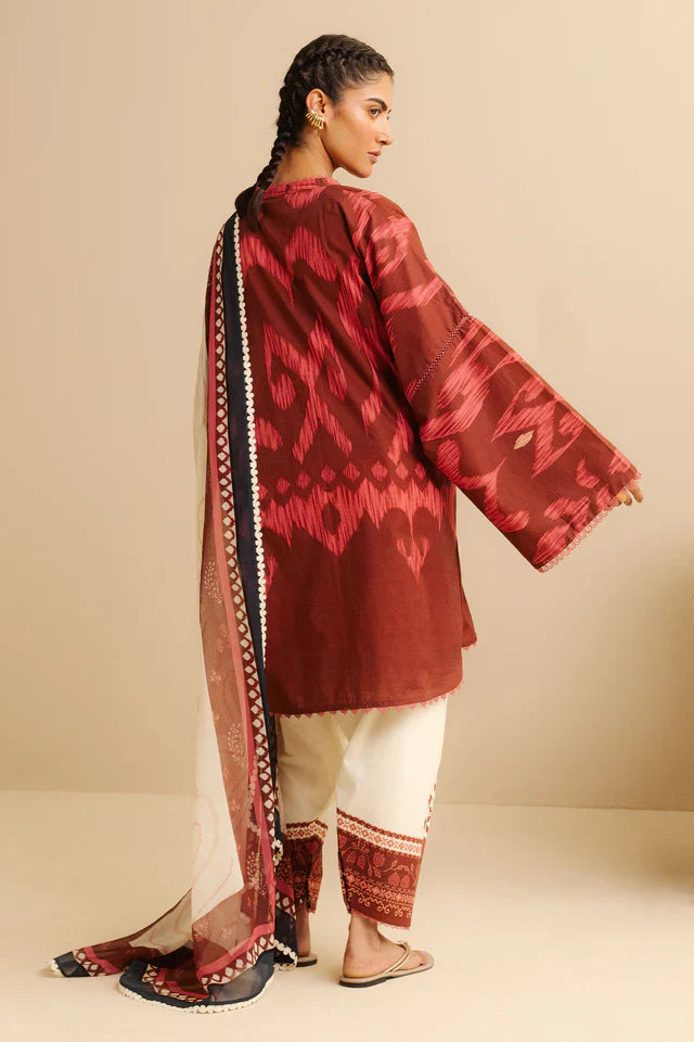 Zara Shahjahan Coco-6A Sila 3-Piece Printed Lawn