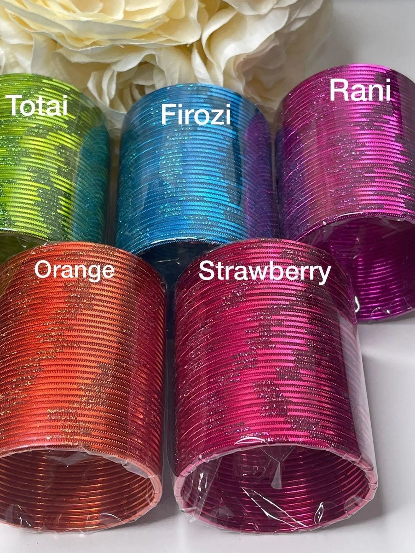 Elegant Colorful Bangles – Pakistani & Indian Wedding Jewelry Set
