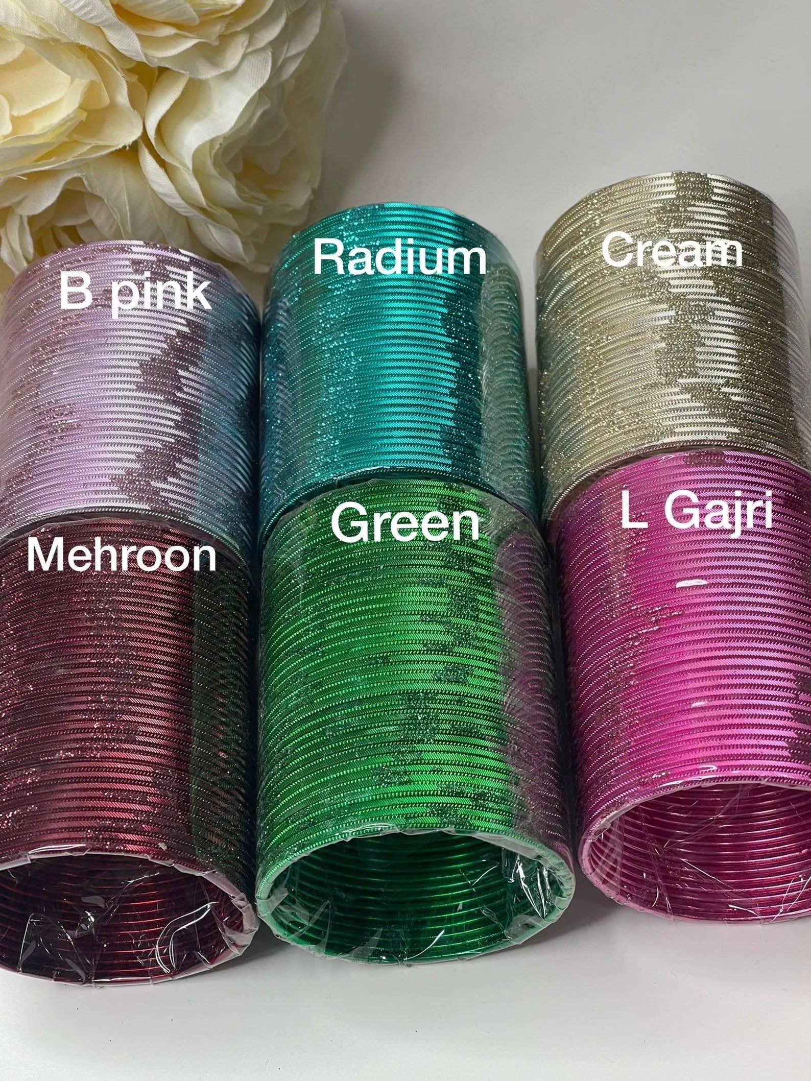 Elegant Colorful Bangles – Pakistani & Indian Wedding Jewelry Set