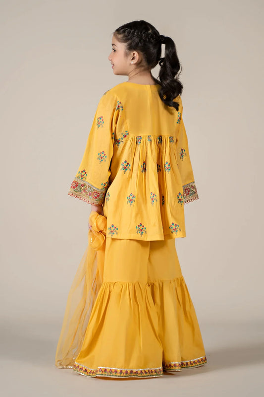 Maria B 3 Piece Kids - MKD-EF25-15 Yellow