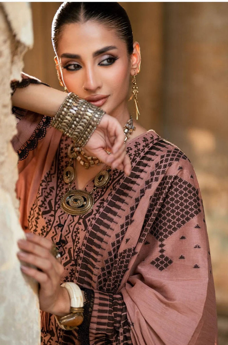 Gul Ahmed Mcha Mousse Jacquard Suit
