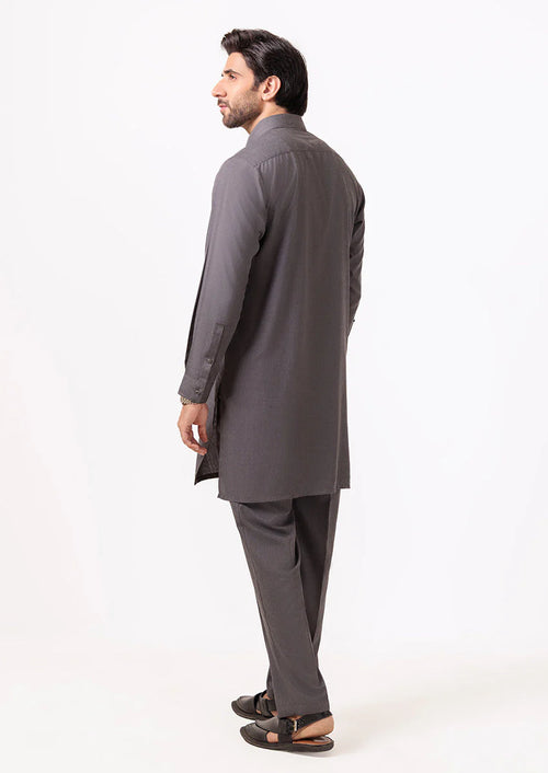 Charcoal-Blended Kurta Trouser (M25KPS2037)