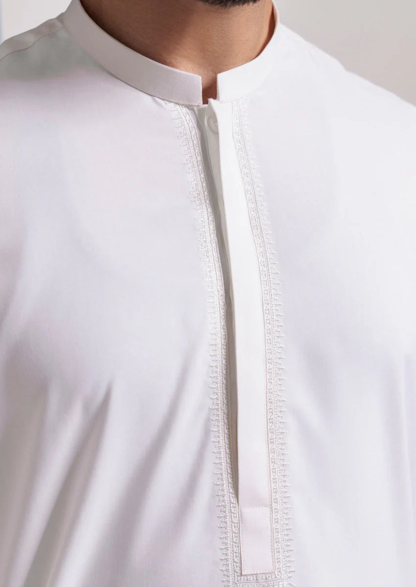 Off-White Blended Shalwar Suit (M25SSE2059)